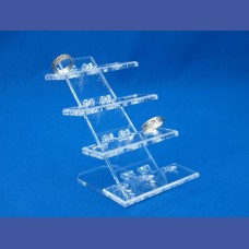 ANILLOS   12 unds. sobre 4 bases elevadas<br>Medidas: 95 x 130 mm<br>